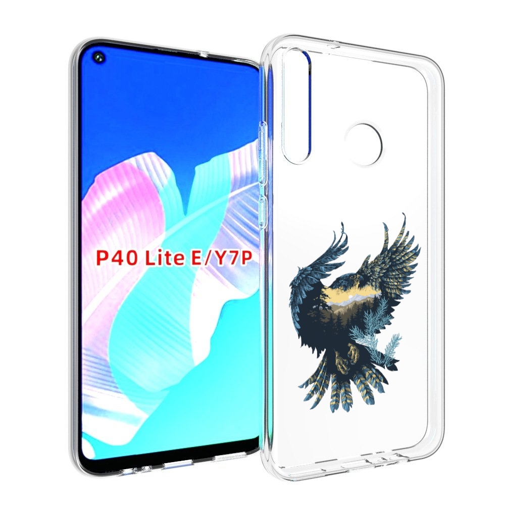 

Чехол бампер MyPads мирок в соколе для Huawei P40 Lite E, Прозрачный, Tocco