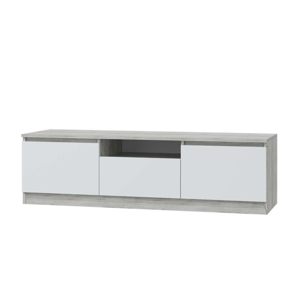 Тумба под телевизор Лори, дуб серый