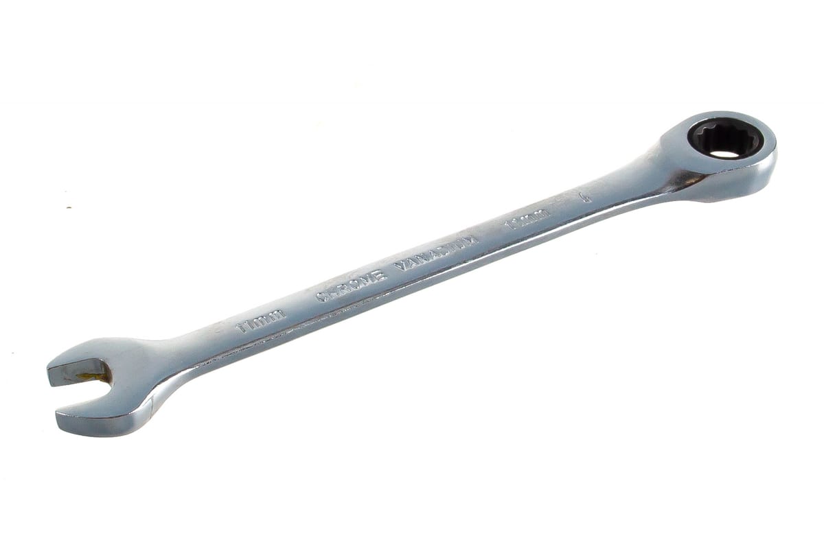 Ключ комбинированный трещоточный 11мм. KENDO, CrV (арт.15511)