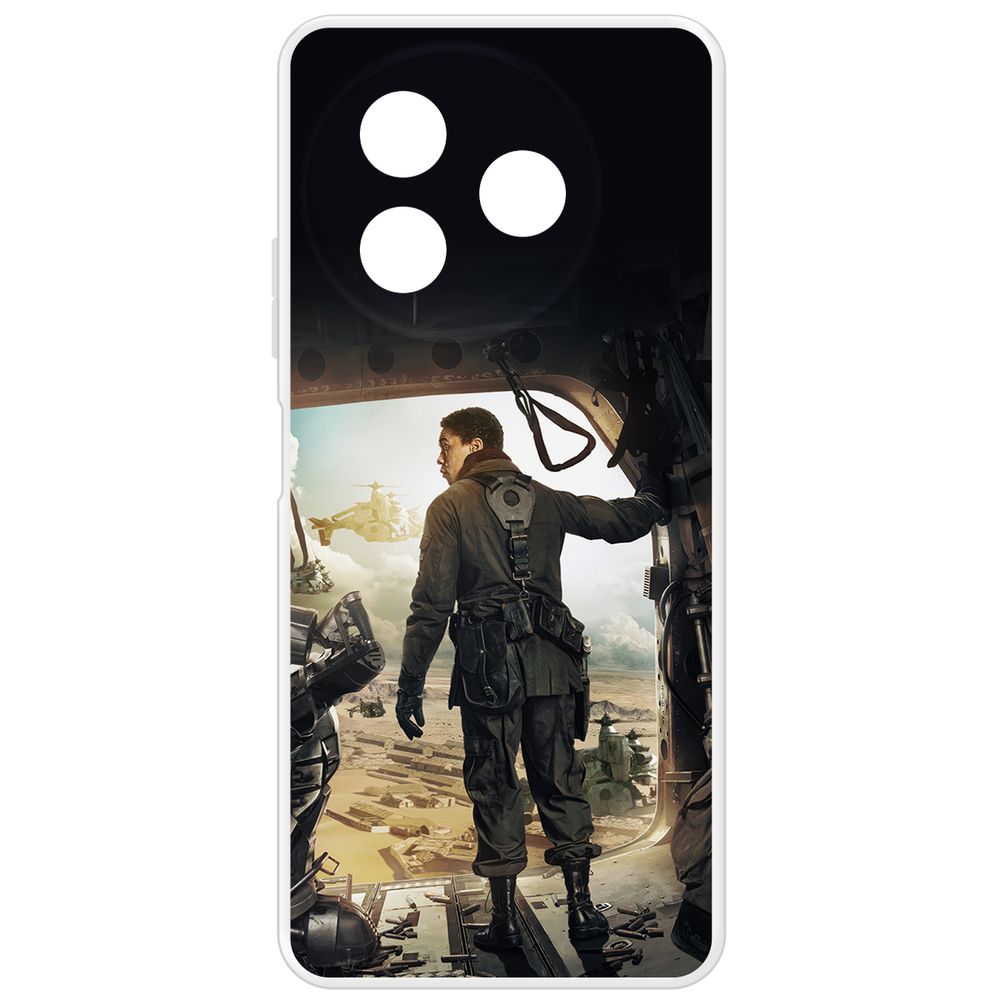 

Чехол-накладка Krutoff Clear Case Fallout - Аарон для Itel S24, Прозрачный