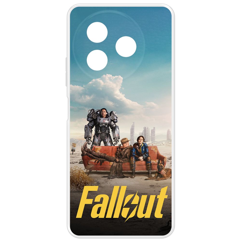 

Чехол-накладка Krutoff Clear Case Fallout - Постер для Itel S24, Прозрачный