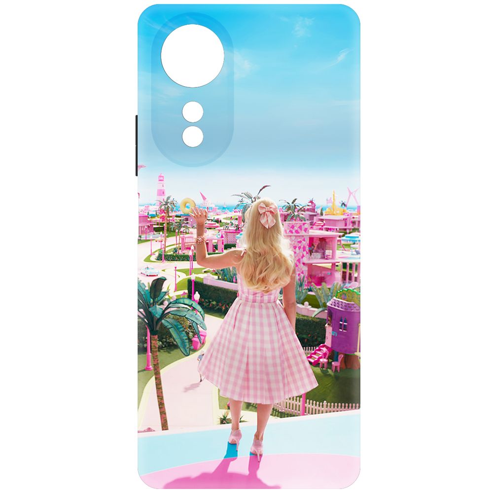 

Чехол-накладка Krutoff Soft Case Барбиленд для Oppo A58 4G черный