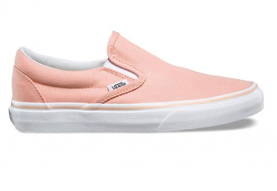 фото Слипоны женские vans va38f7m розовые 35 eu