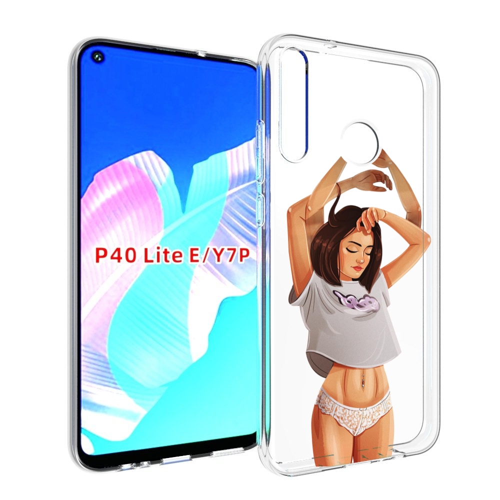 

Чехол бампер MyPads много-рук женский для Huawei P40 Lite E, Прозрачный, Tocco