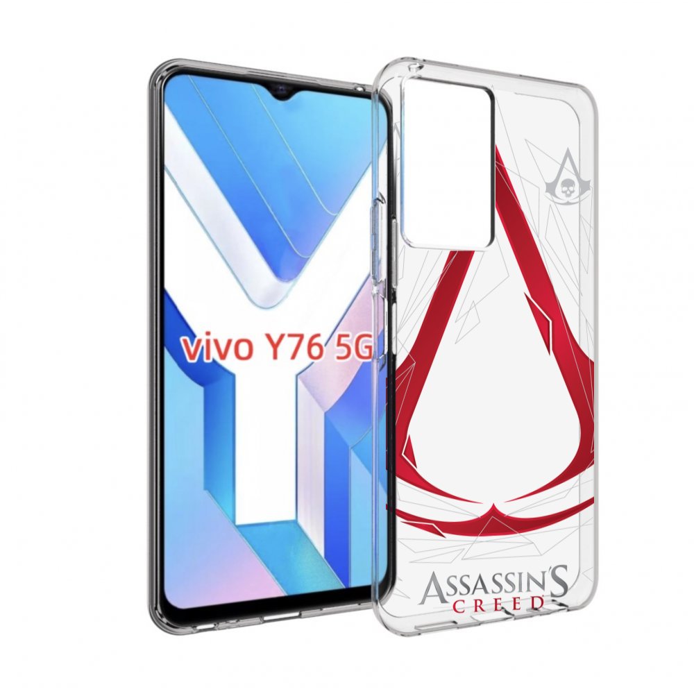 

Чехол MyPads ассасин-крид-знак для Vivo Y76 5G, Прозрачный, Tocco