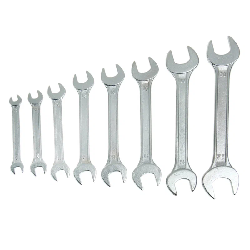 Ключи рожковые Park, CrV, 6 - 22 мм, набор 8 шт