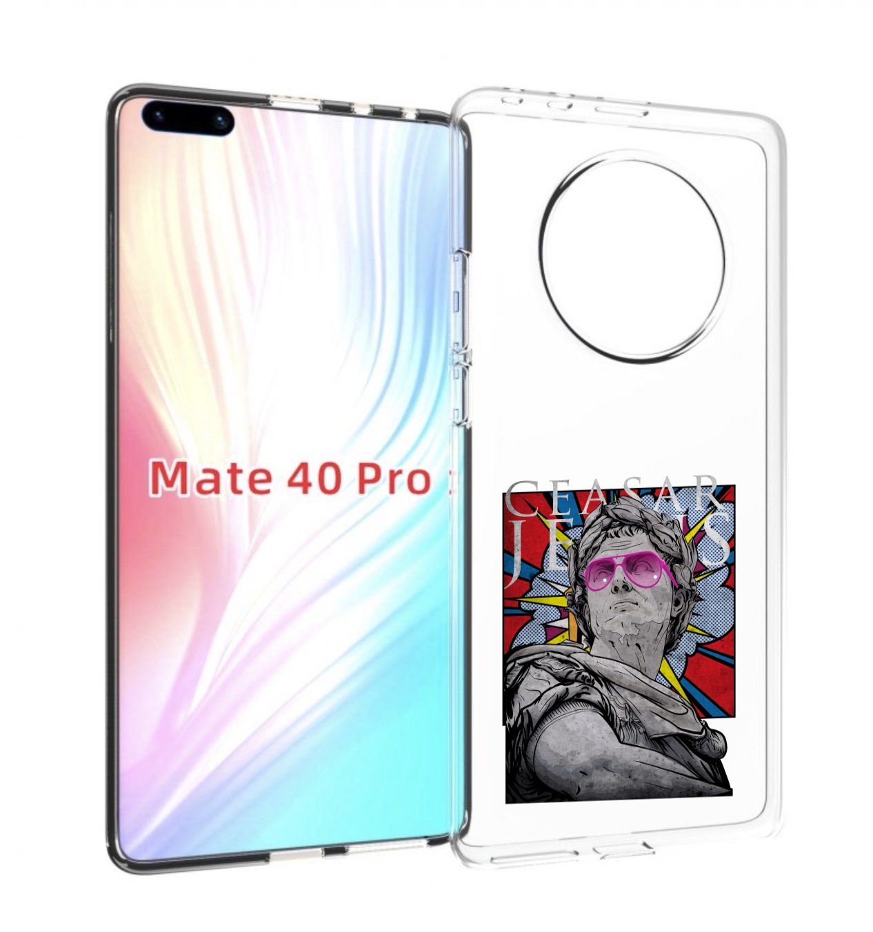 

Чехол MyPads крутая статуя свободы для Huawei Mate 40 Pro (NOH-NX9), Прозрачный, Tocco
