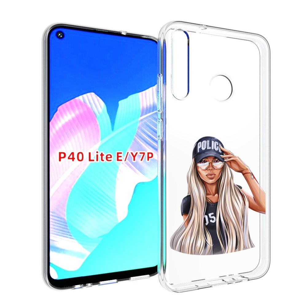 

Чехол бампер MyPads модная-девушка-арт женский для Huawei P40 Li, Прозрачный, Tocco