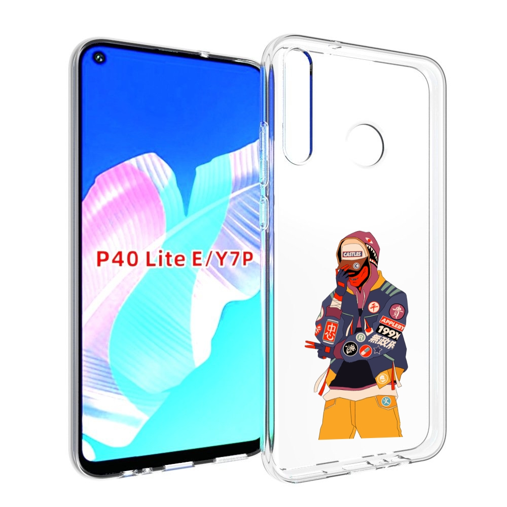 

Чехол бампер MyPads модник для Huawei P40 Lite E, Прозрачный, Tocco