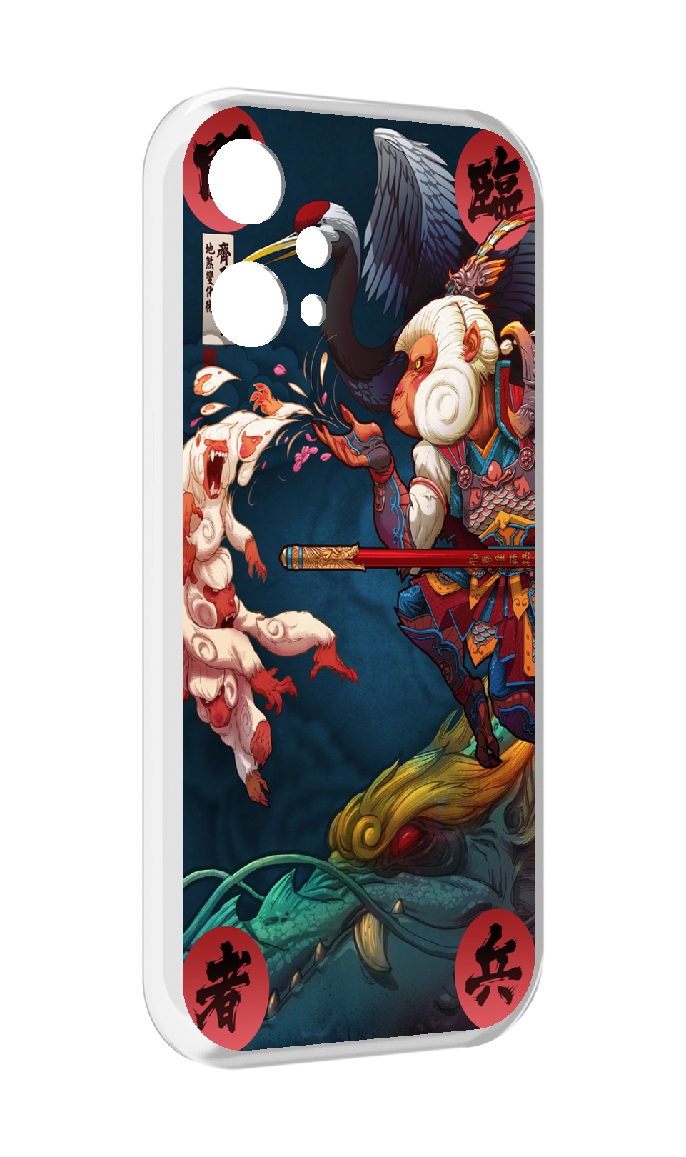 

Чехол MyPads японская обезьяна для OnePlus Nord CE 2 Lite 5G, Прозрачный, Tocco