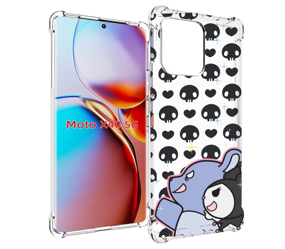 

Чехол MyPads злые-мини-животные детский для Motorola Moto X40, Прозрачный, Tocco