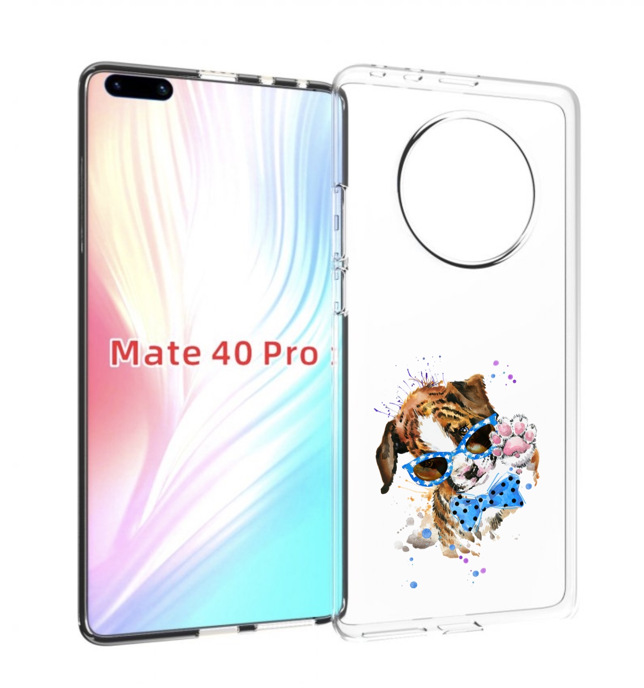 

Чехол MyPads лапочка для Huawei Mate 40 Pro (NOH-NX9), Прозрачный, Tocco
