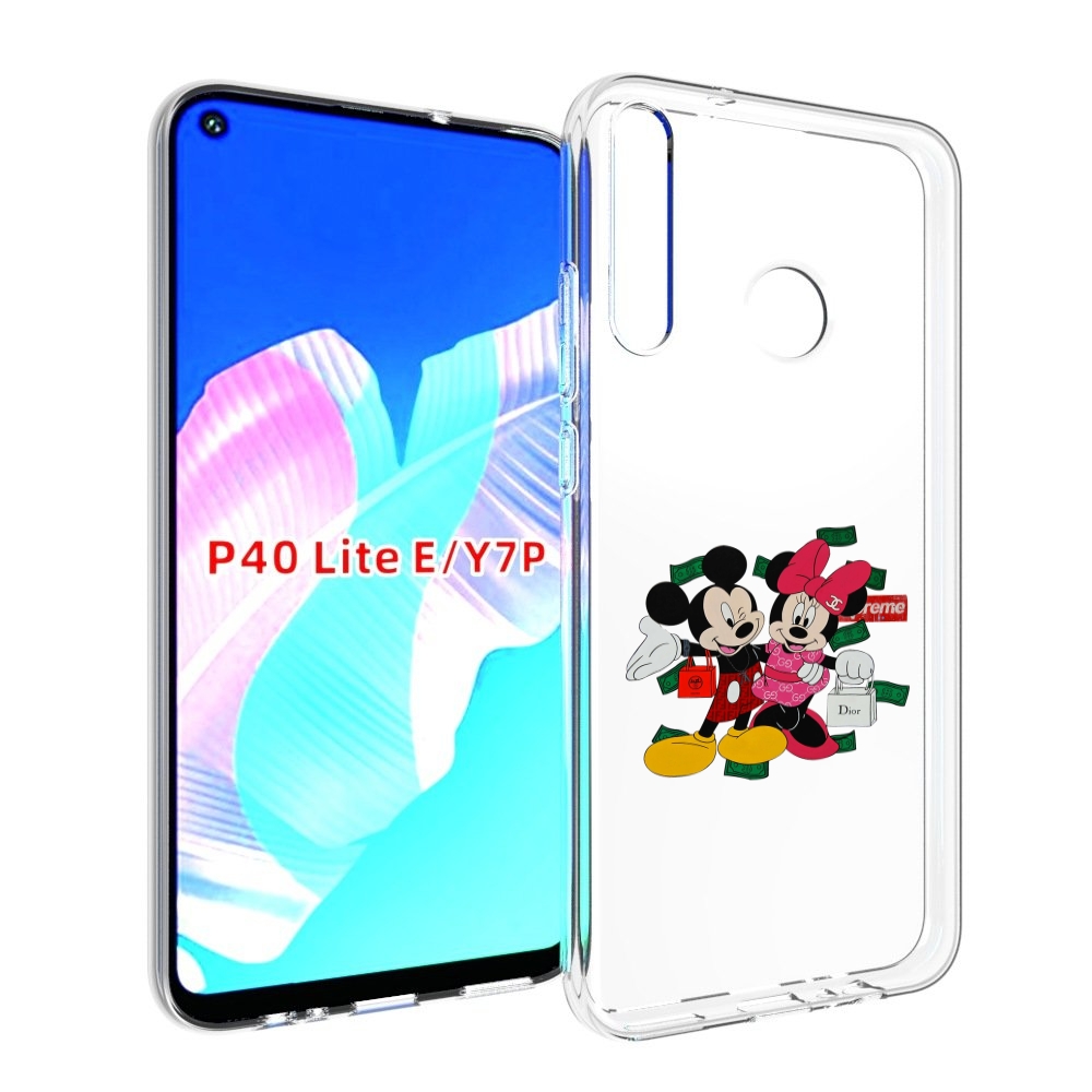 

Чехол бампер MyPads модные-микки-маус детский для Huawei P40 Lit, Прозрачный, Tocco