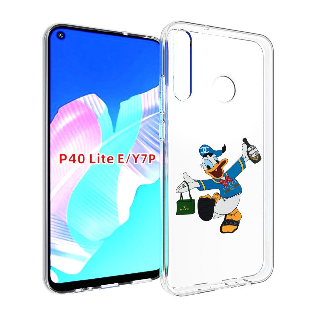 

Чехол бампер MyPads модный-дональд-дак для Huawei P40 Lite E, Прозрачный, Tocco