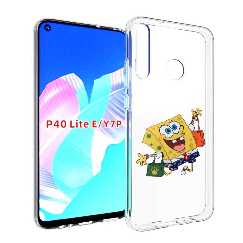 

Чехол бампер MyPads модный-спанч-боб для Huawei P40 Lite E, Прозрачный, Tocco