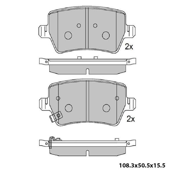 

Колодки Тормозные Дисковые Double Force Dfp1406