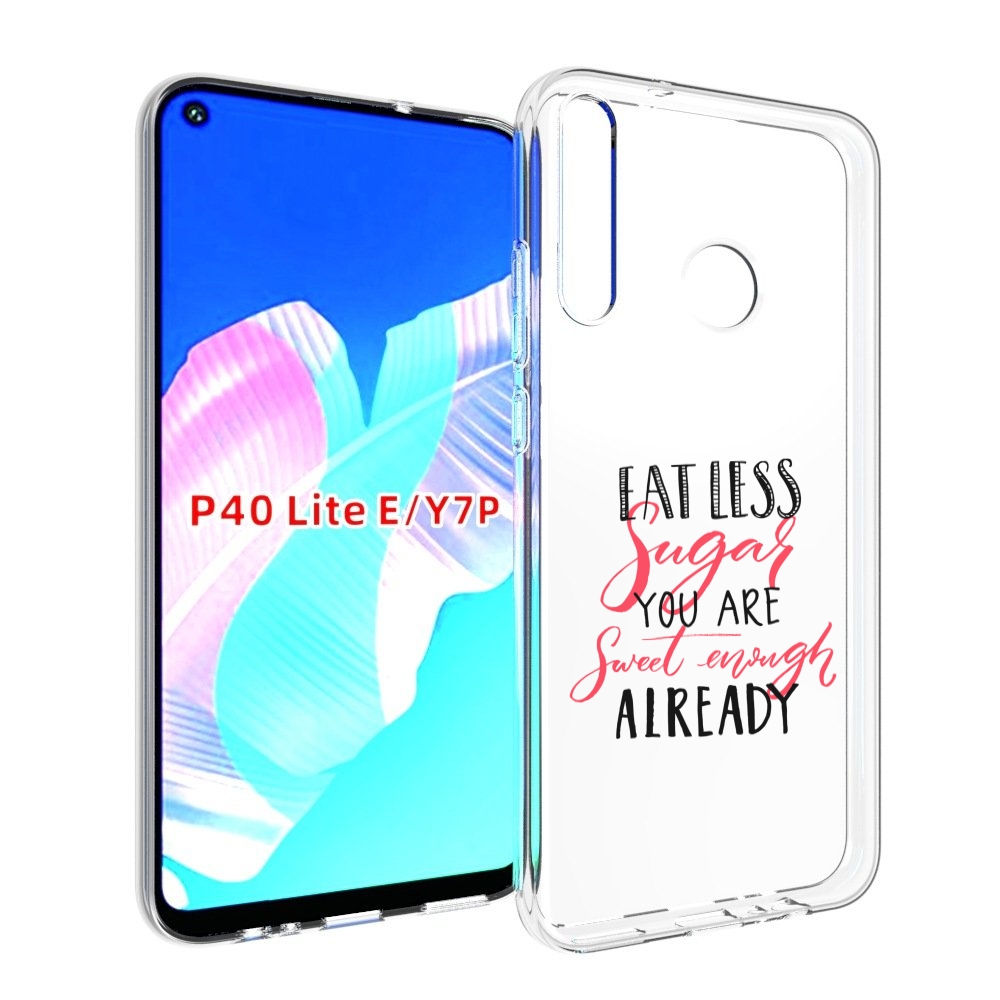 

Чехол бампер MyPads мотивация-цитаты для Huawei P40 Lite E, Прозрачный, Tocco