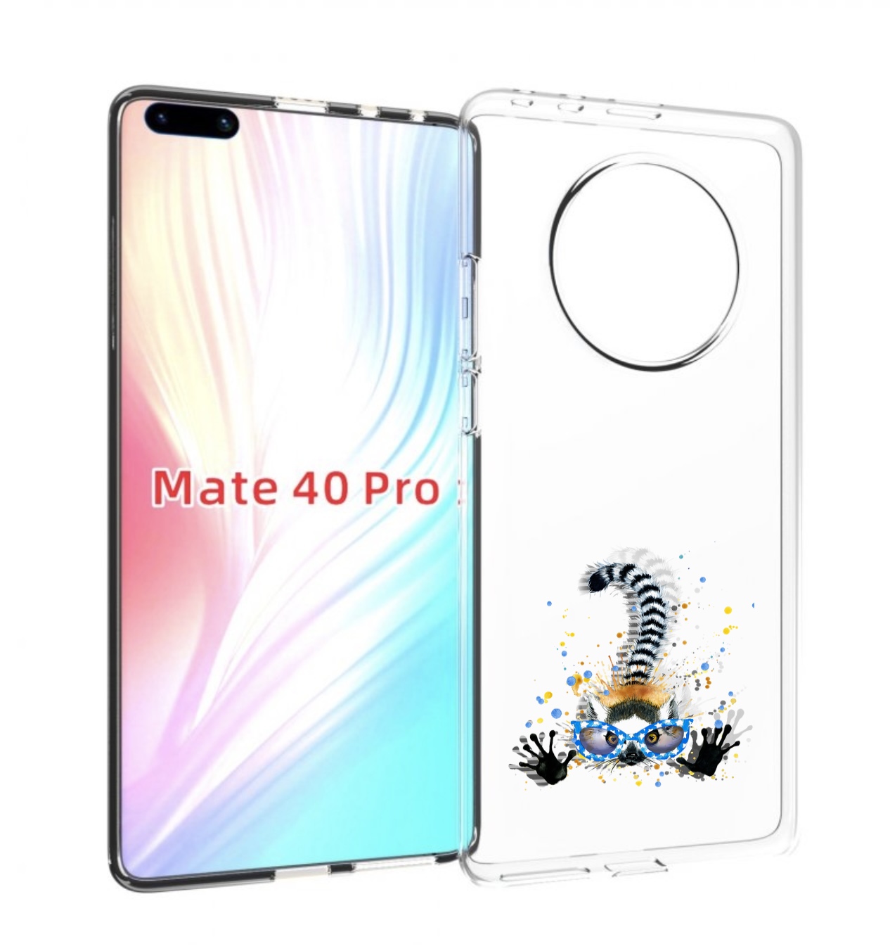 

Чехол MyPads лямур для Huawei Mate 40 Pro (NOH-NX9), Прозрачный, Tocco