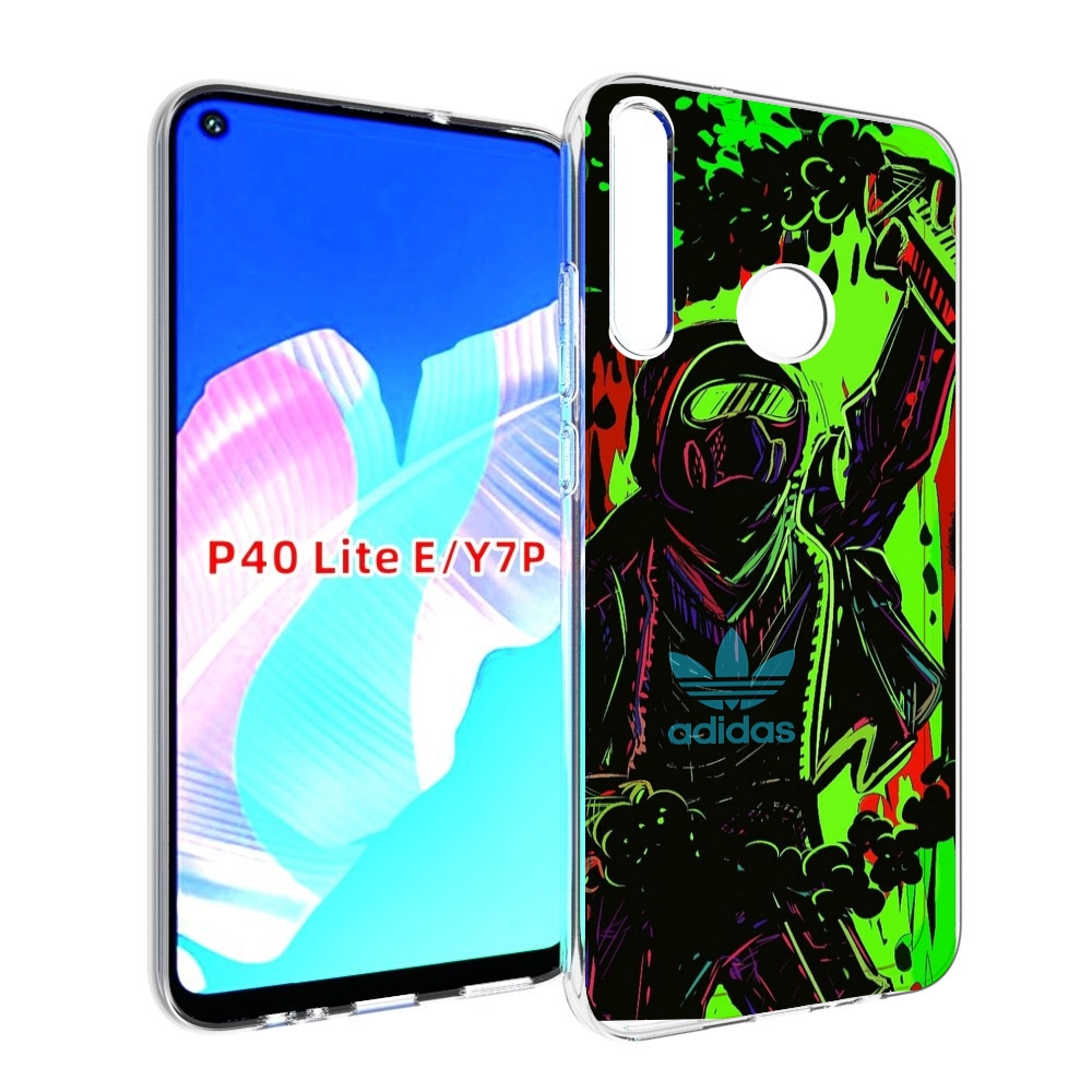 

Чехол бампер MyPads мужчина в красках адидас для Huawei P40 Lite, Прозрачный, Tocco