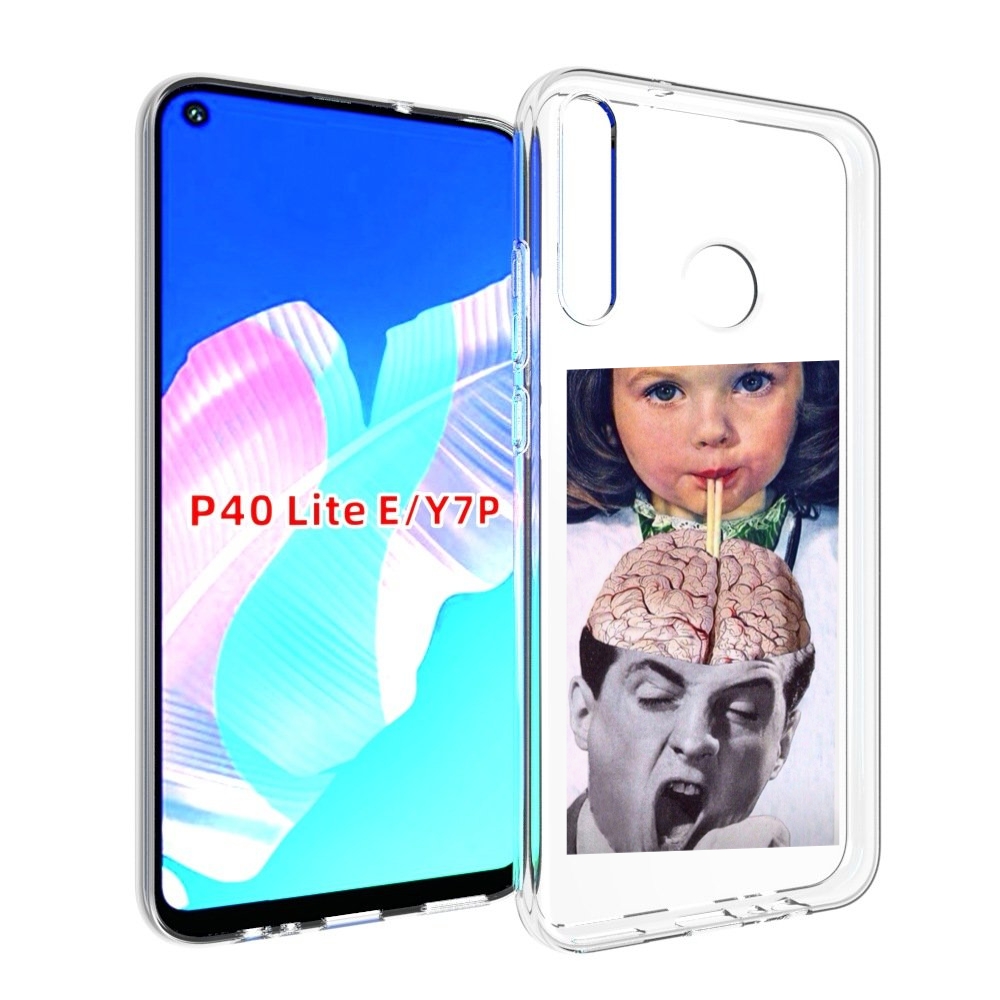 

Чехол бампер MyPads на-здоровье для Huawei P40 Lite E, Прозрачный, Tocco