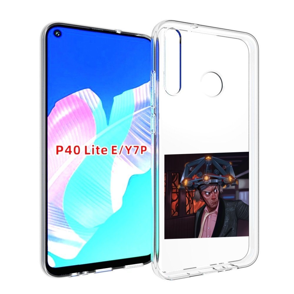 Чехол бампер MyPads назад-в-будущее для Huawei P40 Lite E