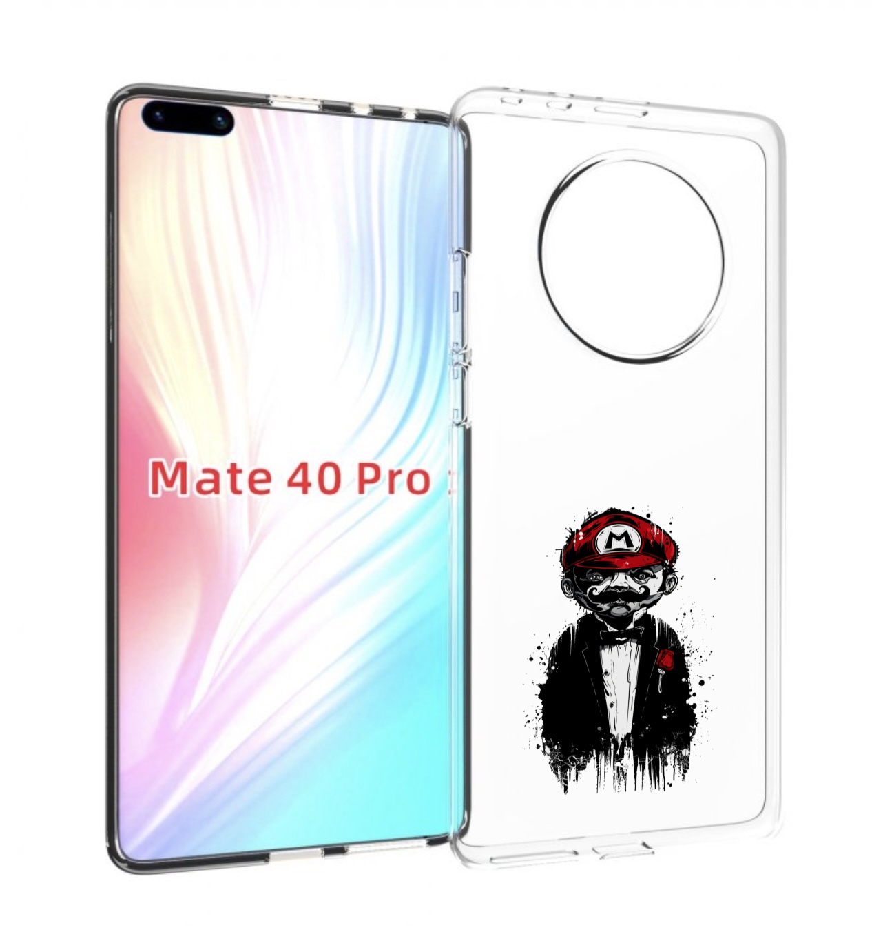 

Чехол MyPads марио для Huawei Mate 40 Pro (NOH-NX9), Прозрачный, Tocco