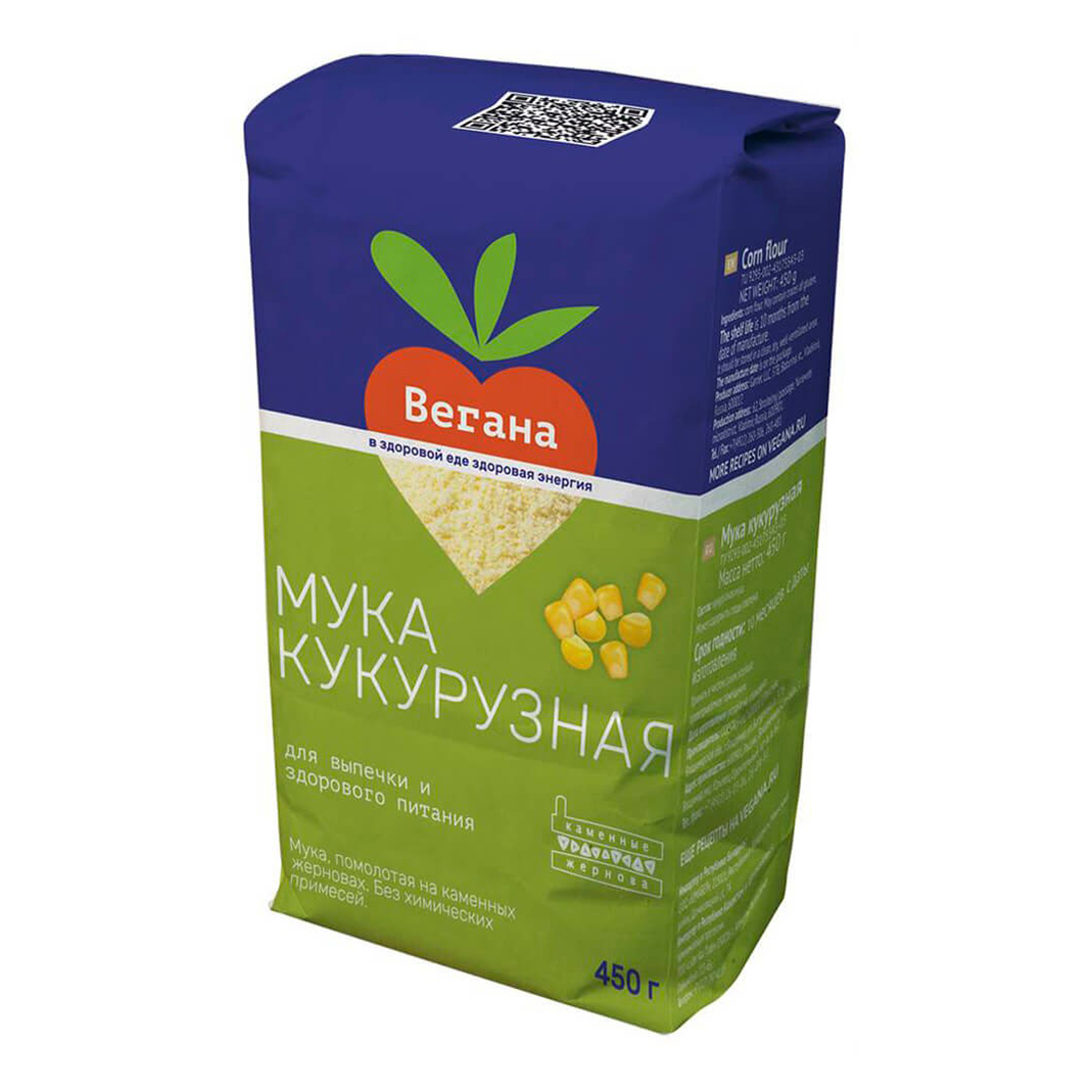 Мука Вегана Кукурузная хлебопекарная 450 г 220₽