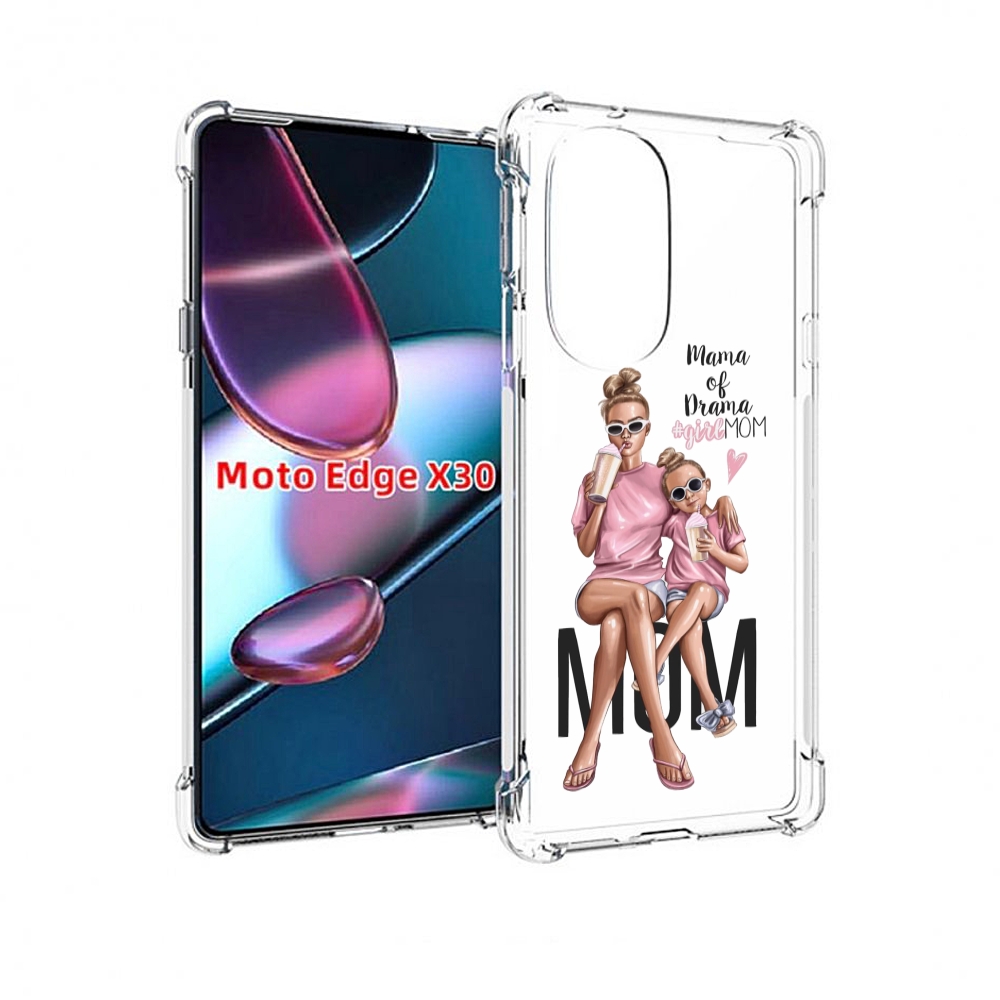 

Чехол MyPads Мама-мечты женский для Motorola Moto Edge X30, Прозрачный, Tocco