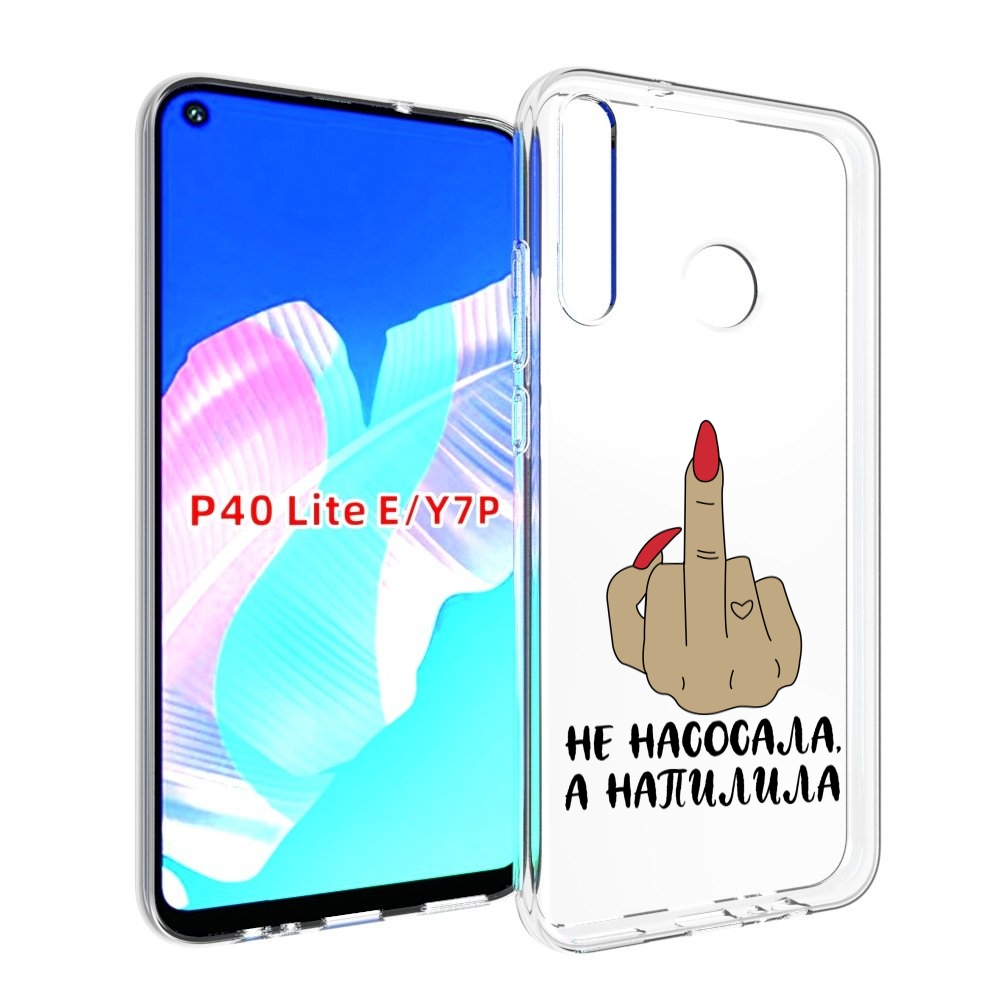 

Чехол бампер MyPads напилила для Huawei P40 Lite E, Прозрачный, Tocco