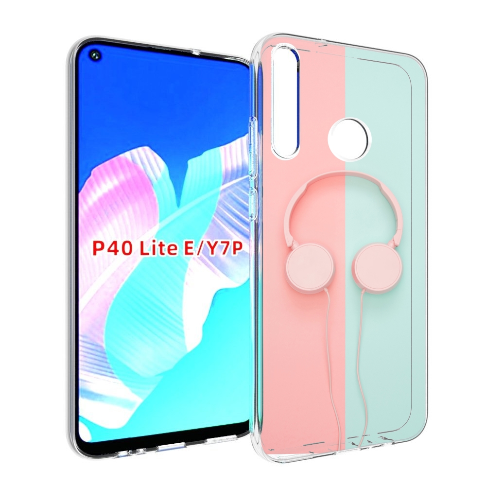 

Чехол бампер MyPads наушники-минимализм для Huawei P40 Lite E, Прозрачный, Tocco
