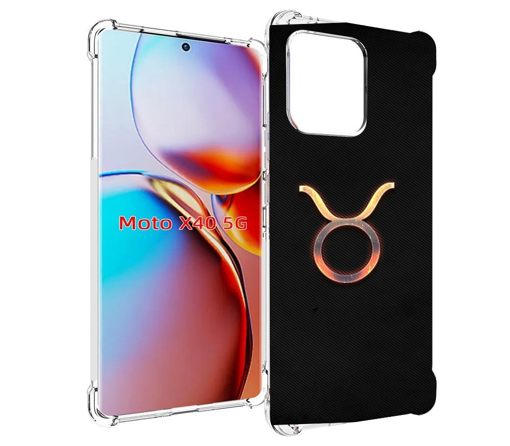 

Чехол MyPads знак зодиака телец 5 для Motorola Moto X40, Прозрачный, Tocco
