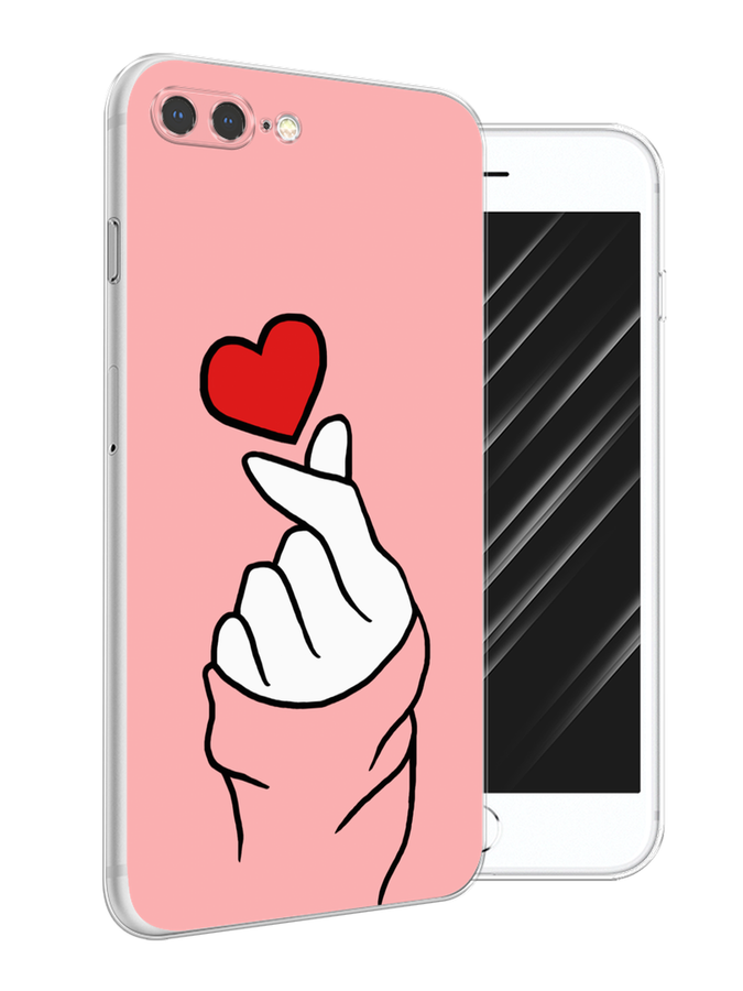 

Чехол Awog на Apple iPhone 7 Plus / Айфон 7 Plus "Милое сердечко", Разноцветный, 10750-7