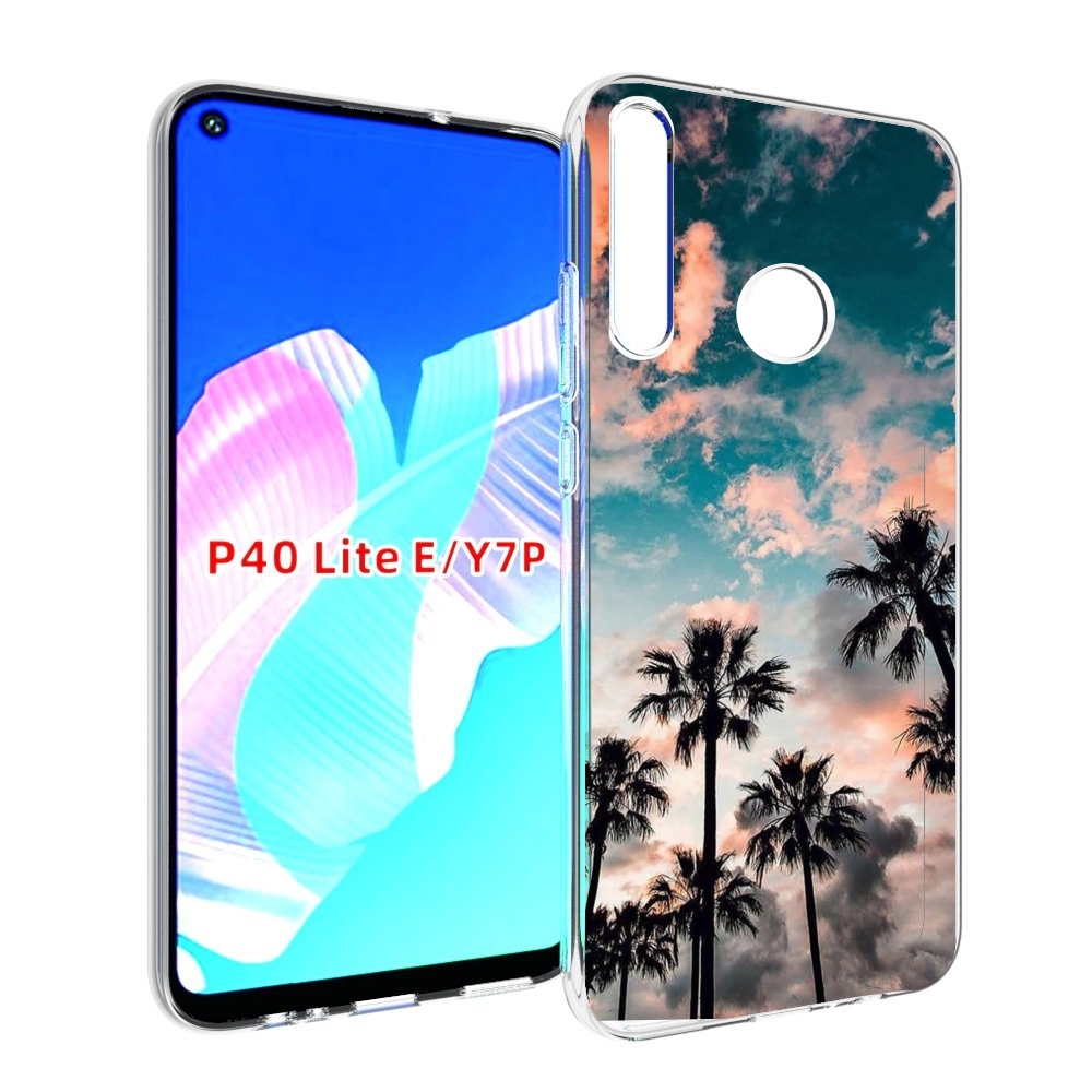 

Чехол бампер MyPads небо-с-пальмами для Huawei P40 Lite E, Прозрачный, Tocco