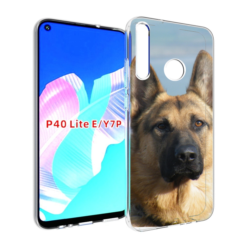 

Чехол бампер MyPads немецкая овчарка для Huawei P40 Lite E, Прозрачный, Tocco