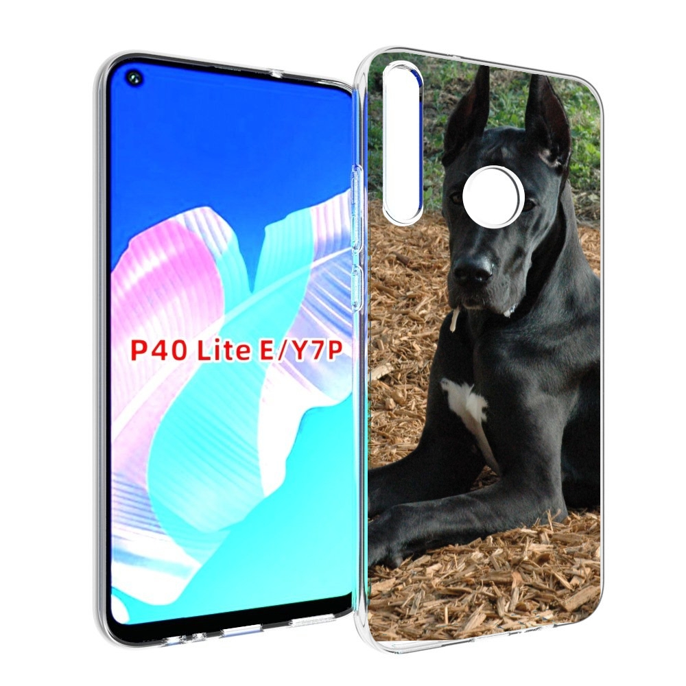 

Чехол бампер MyPads немецкии дог для Huawei P40 Lite E, Прозрачный, Tocco