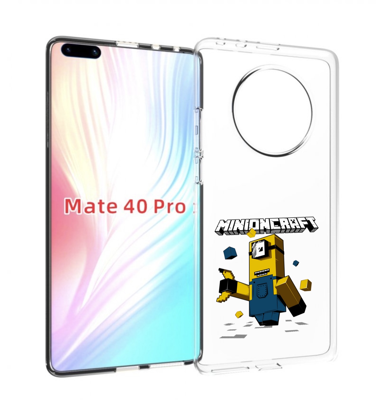 

Чехол MyPads миньон для Huawei Mate 40 Pro (NOH-NX9), Прозрачный, Tocco