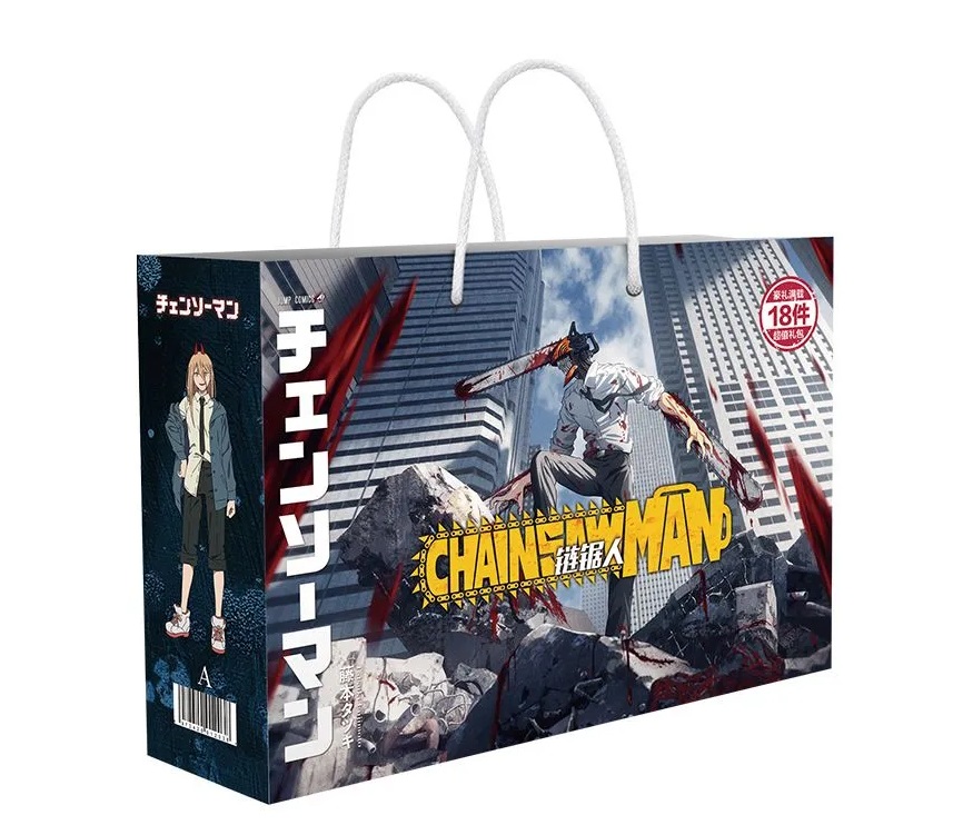 

Аниме бокс Человек-бензопила Chainsaw Man 18 предметов 10220231