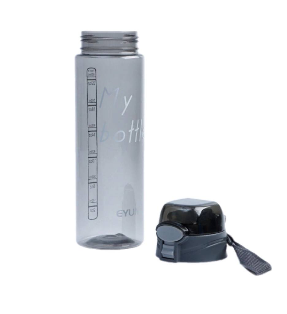 

Бутылка для воды My bottle, 25 х 7 см, 700 мл чёрная, Черный