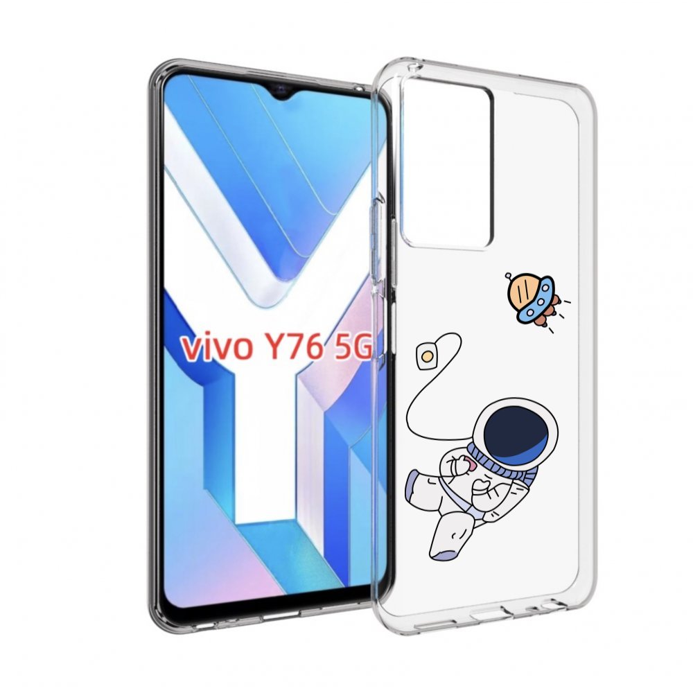 

Чехол MyPads астронавт для Vivo Y76 5G, Прозрачный, Tocco