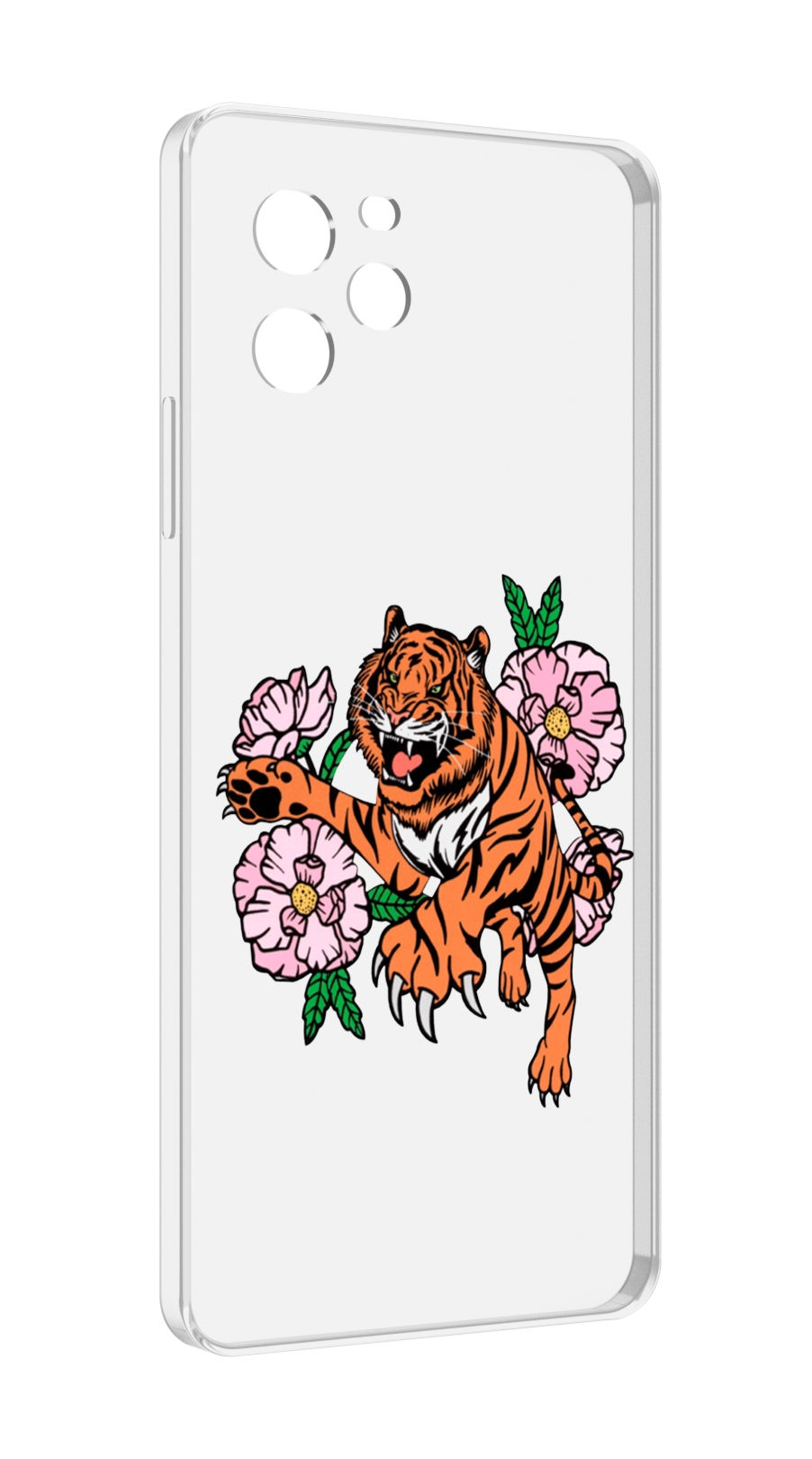

Чехол MyPads тигры-цветочные для Huawei Nova Y61 / Huawei Enjoy 50z, Прозрачный, Tocco