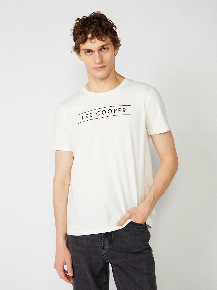 

Футболка мужская Lee cooper MT2A122133BS2LC1 белая XL, Белый, MT2A122133BS2LC1