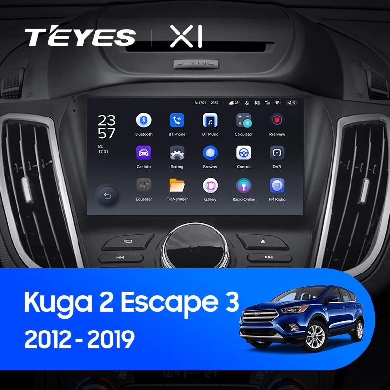 Штатная магнитола Teyes X1 4G 232 Ford Kuga 2 2012-2019 Тип-B 2950000₽