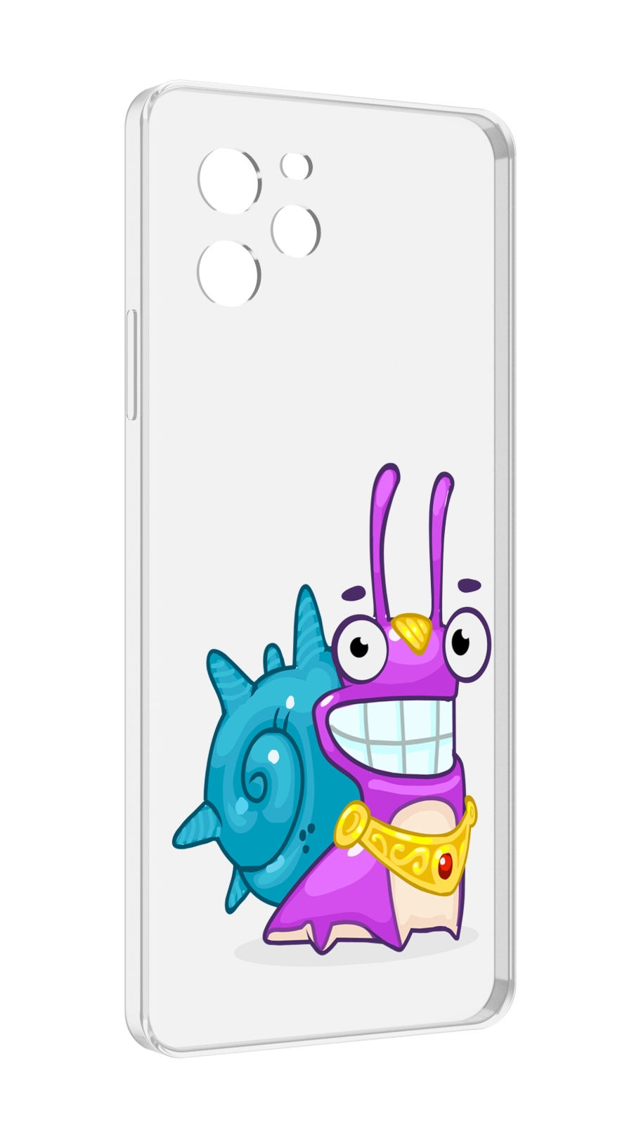 

Чехол MyPads улитка-принц для Huawei Nova Y61 / Huawei Enjoy 50z, Прозрачный, Tocco