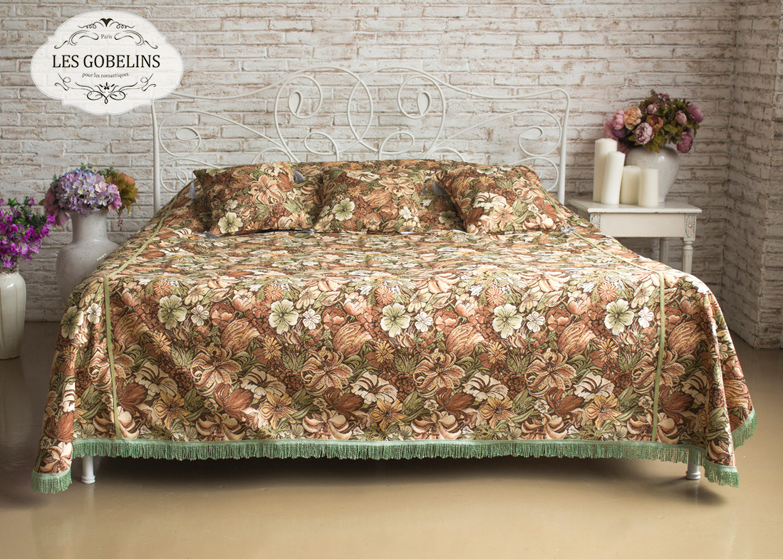 фото Les gobelins покрывало на кровать art nouveau lily (260х240 см)