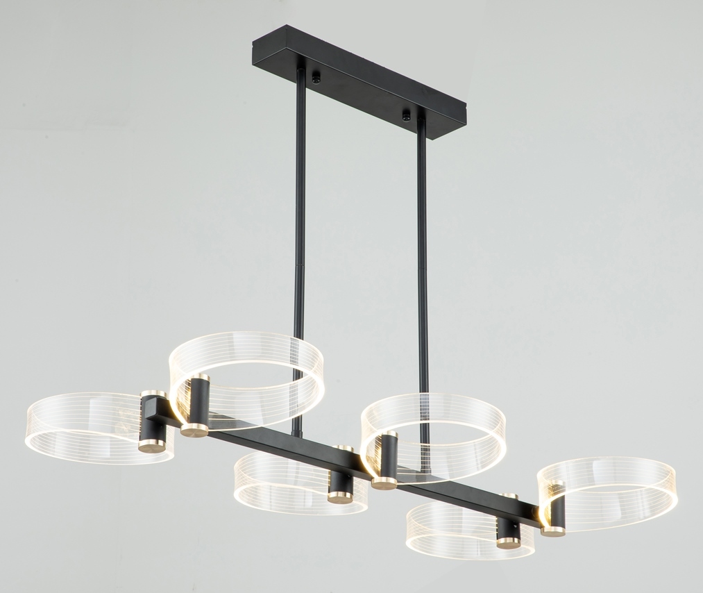 фото Потолочный светильник escada 10242/6 led*56w black escada light