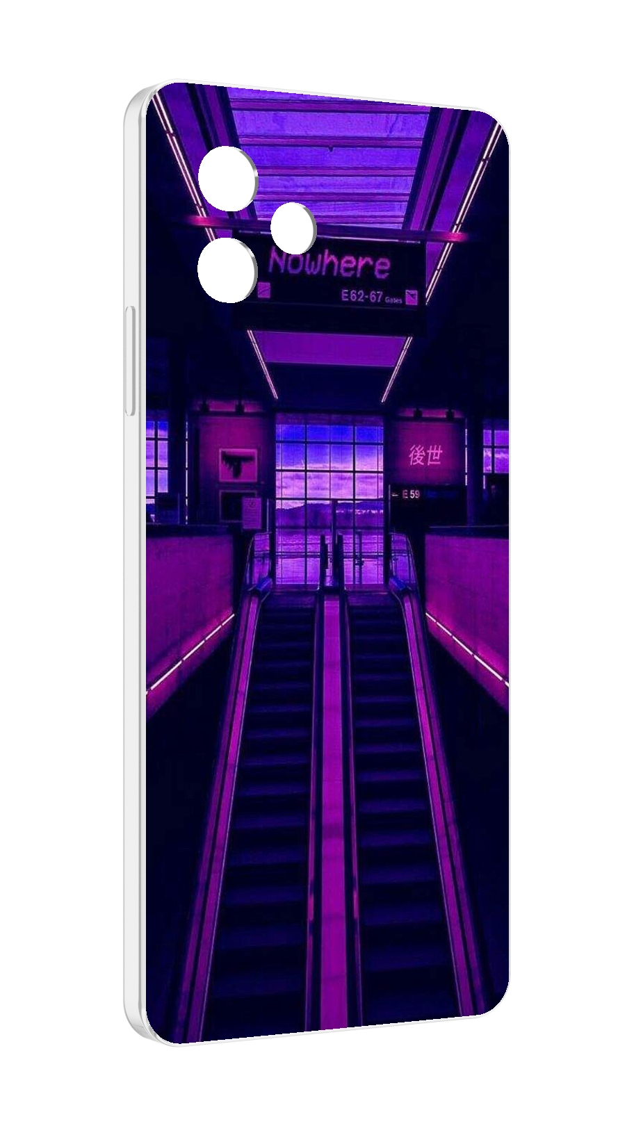 

Чехол MyPads фиолетовый эскалатор для Huawei Nova Y61 / Huawei Enjoy 50z, Прозрачный, Tocco