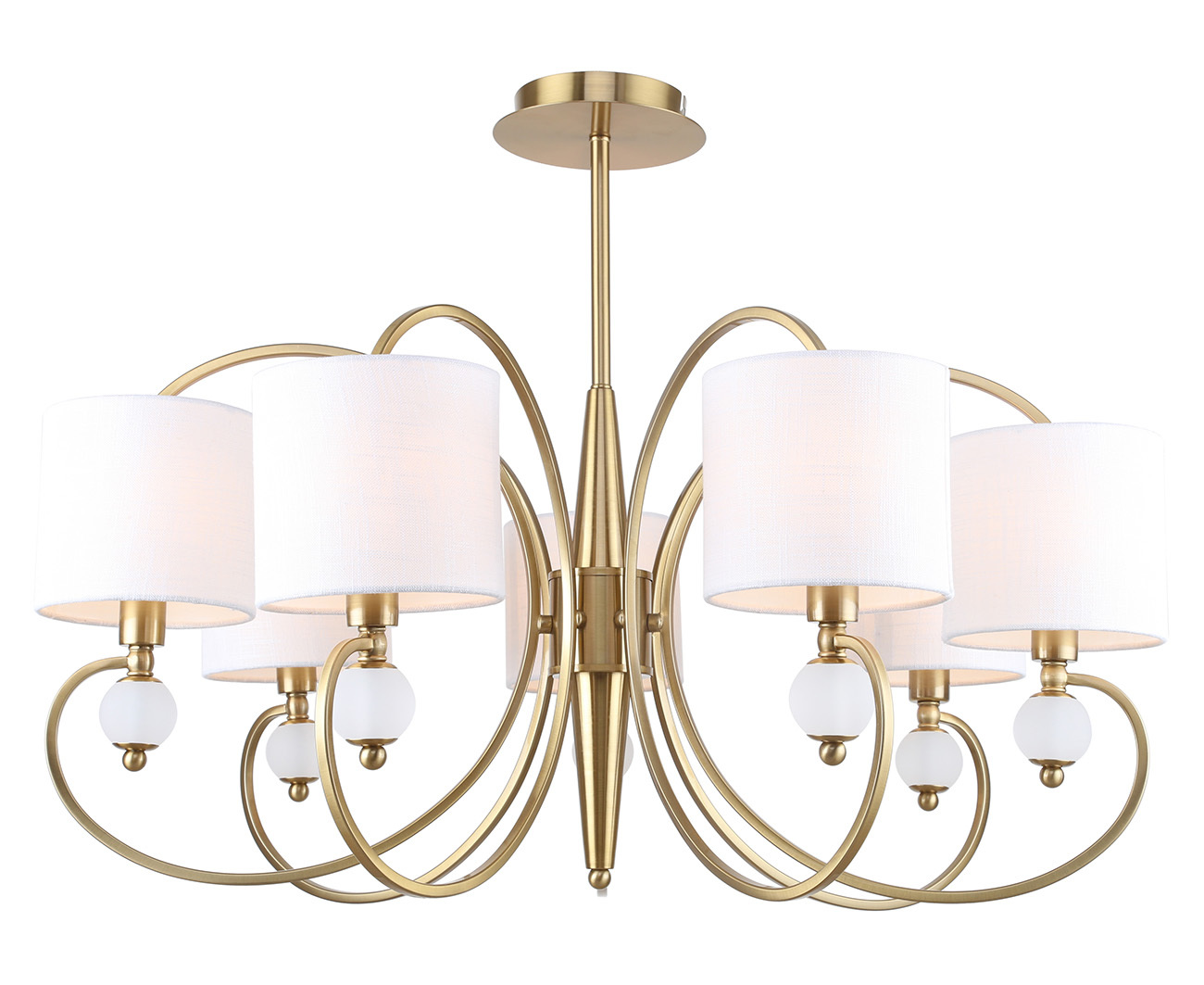 фото Потолочный светильник escada 1111/7pl e14*40w brass escada light