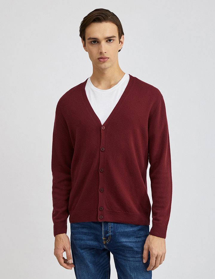 

Кардиган мужской 21A_1002U6653 United Colors of Benetton красный XL, 21A_1002U6653