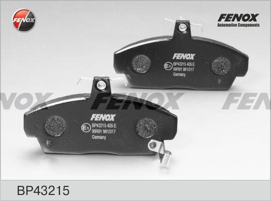 

Колодки Передние Honda Civic 1.4-2.0 16v, 95-01, Rover 200-400, 90-00 Bp43215 FENOX арт. B