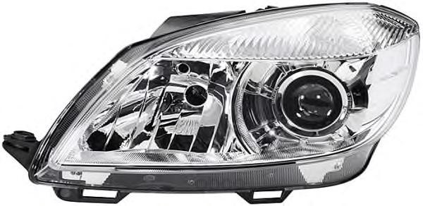 

Блокфара Прав.Skoda Fabia/Roomster 10=> H7/H7 Hella Pagid/Behr 1El010417381